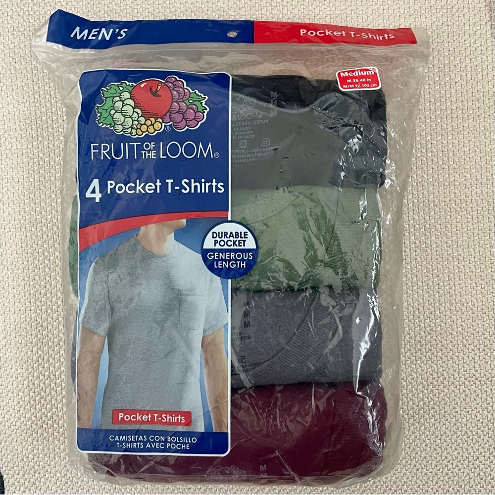 *NEW* Fruit of the Loom | Pocket Tee Variety Pack